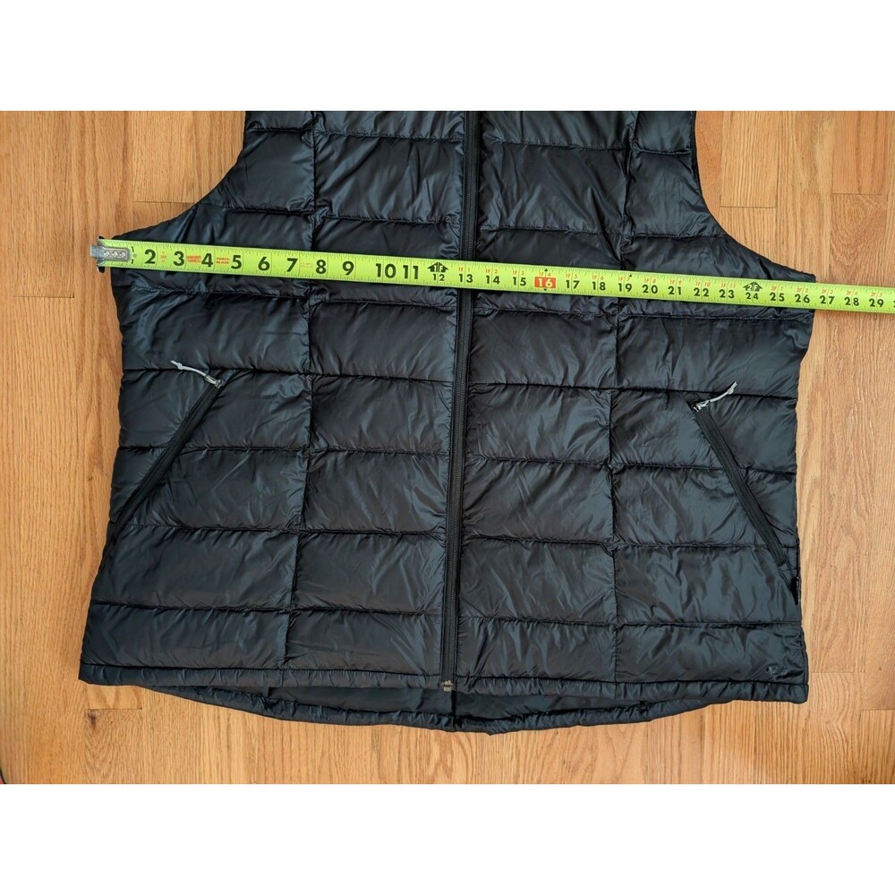 REI Co-op 650 Down Vest Mens 3XL XXXL Black Puffer Quilted Sleeveless Full Zip - Picture 12 of 12